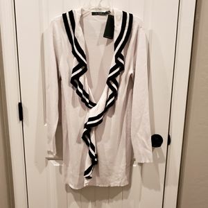 NWT Authentic Ralph Lauren Ribbed Cardigan